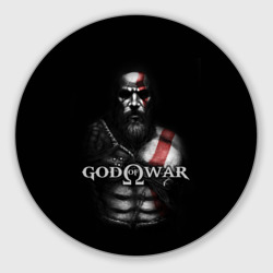 Круглый коврик для мышки God of War