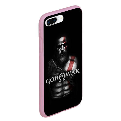 Чехол для iPhone 7Plus/8 Plus матовый God of War, цвет розовый - фото 3