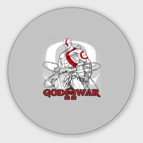 Коврик для мышки круглый God of War Фото 01 Коврик для мышки круглый God of War Фото 01