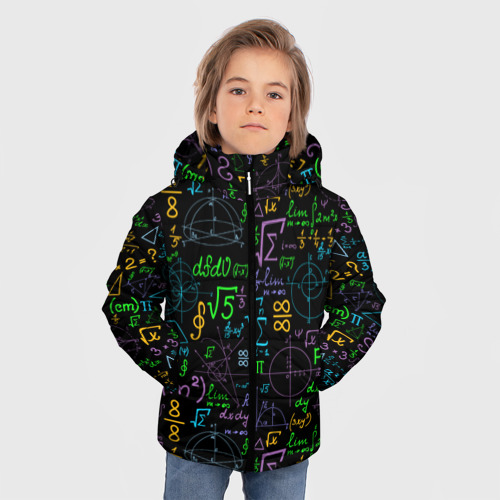 Зимняя куртка для мальчиков 3D Формулы, цвет светло-серый - фото 3