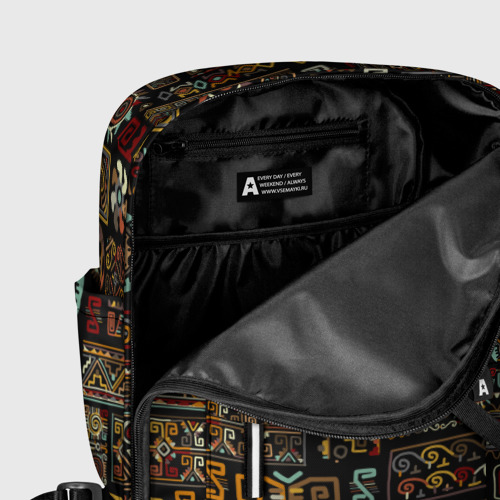 Женский рюкзак 3D с принтом Этнический орнамент - Африка, фото #5