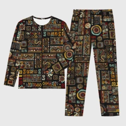 Мужской костюм для дома 3D Этнический орнамент - Африка