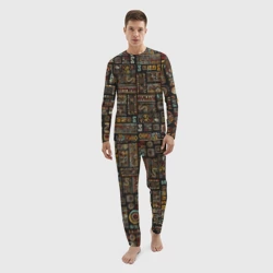 Мужской костюм для дома 3D Этнический орнамент - Африка - фото 2