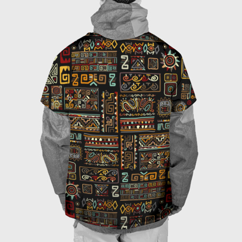 Накидка на куртку 3D Этнический орнамент - Африка, цвет 3D печать - фото 2