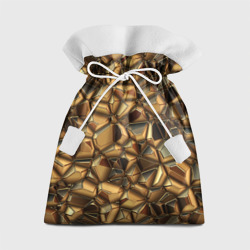 Золотые кристаллы – Подарочный 3D мешок с принтом купить со скидкой в -13%