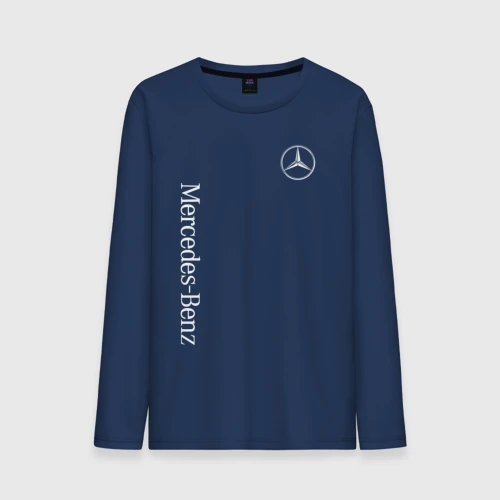 Мужской лонгслив хлопок Mercedes-Benz AMG Мерседес