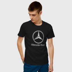 Мужская футболка хлопок MERCEDES-BENZ AMG | МЕРСЕДЕС - фото 2