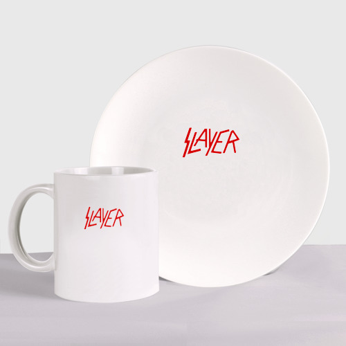 Набор: тарелка + кружка Slayer