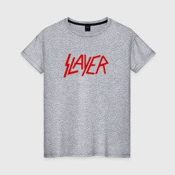 Женская футболка хлопок Slayer