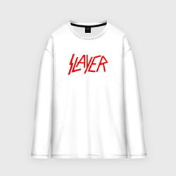 Женский лонгслив oversize хлопок Slayer