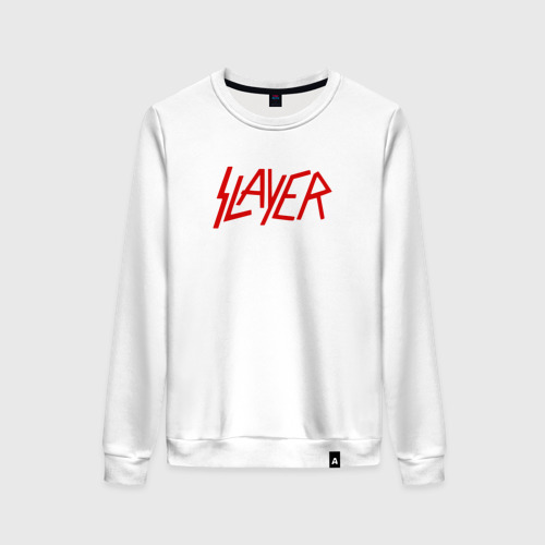 Женский свитшот хлопок Slayer, цвет белый