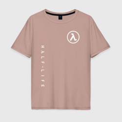 Мужская футболка хлопок Oversize Half-life Халф-Лайф