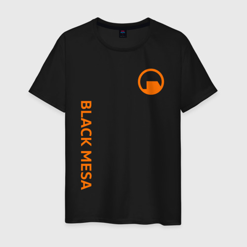 Мужская футболка хлопок Half-life, цвет черный