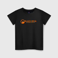 Детская футболка хлопок Half-life black Mesa