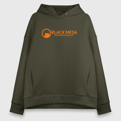Женское светящееся худи Half-life black Mesa