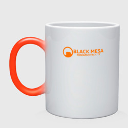 Кружка хамелеон Half-life black Mesa