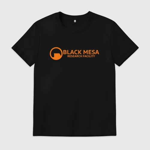 Мужская футболка хлопок Half-life black Mesa