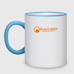 Кружка двухцветная Half-life black Mesa