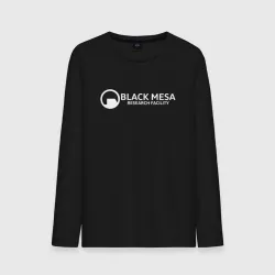 Мужской лонгслив хлопок Half-life black Mesa