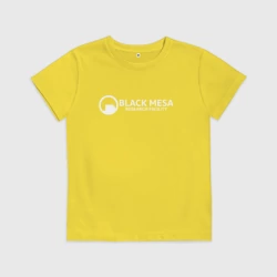 Детская футболка хлопок Half-life black Mesa