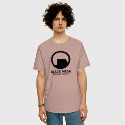 Мужская футболка хлопок Oversize Half-life - фото 2