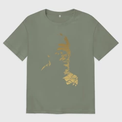 Женская футболка хлопок Oversize Deus Ex