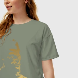 Женская футболка хлопок Oversize Deus Ex - фото 2