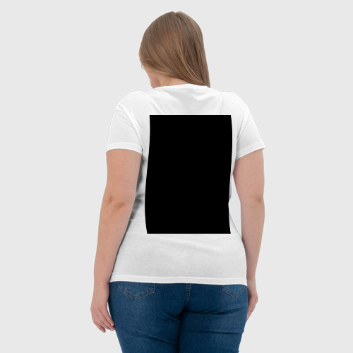 Женская футболка хлопок Twitch, цвет белый - фото 7