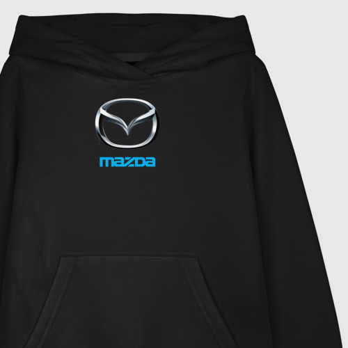 Детская толстовка хлопок MAZDA, цвет черный - фото 3