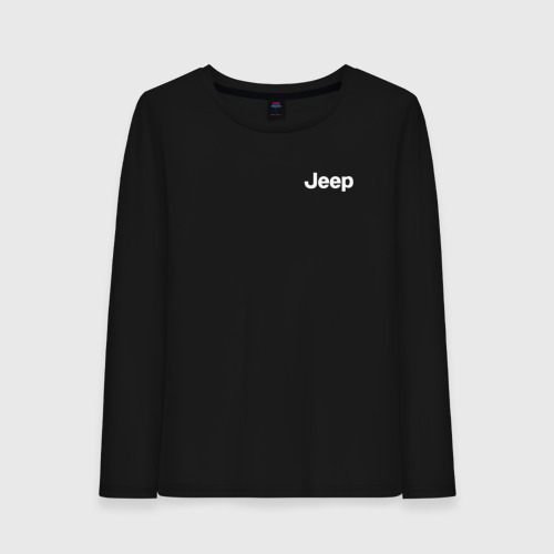 Женский лонгслив хлопок JEEP, цвет черный