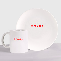 Набор: тарелка + кружка YAMAHA