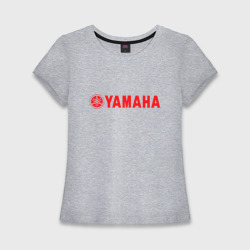 Женская футболка хлопок Slim Yamaha