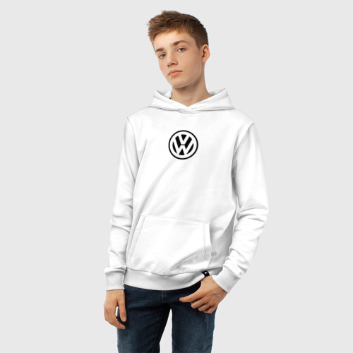 Детская толстовка хлопок Volkswagen, цвет белый - фото 6