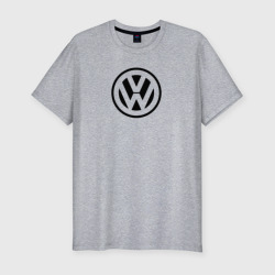 Мужская футболка хлопок Slim Volkswagen