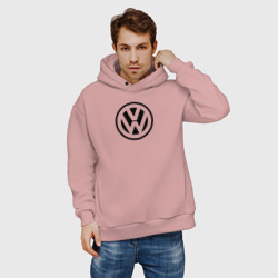 Мужское худи Oversize хлопок Volkswagen - фото 2