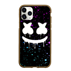 Чехол для iPhone 11 Pro матовый Marshmello Melt