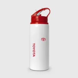 Бутылка для воды с трубочкой Toyota