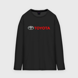 Женский лонгслив oversize хлопок Toyota