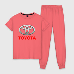 Женская пижама хлопок Toyota