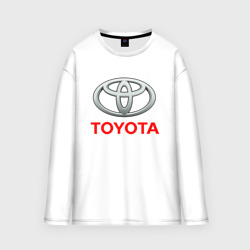 Женский лонгслив oversize хлопок Toyota