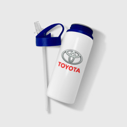 Бутылка для воды с трубочкой Toyota - фото 2