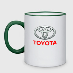 Кружка двухцветная Toyota