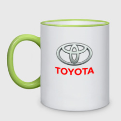 Кружка двухцветная Toyota