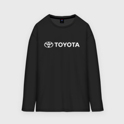 Женский лонгслив oversize хлопок Toyota Тойота