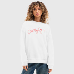 Женский свитшот oversize без начеса хлопок Devil May Cry - фото 2