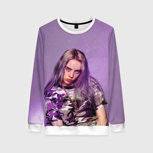 Женский свитшот 3D Billie Eilish, цвет 3D печать