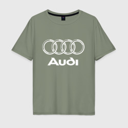 Мужская футболка хлопок Oversize Audi