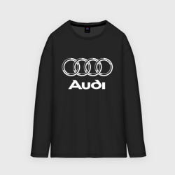 Мужской лонгслив oversize хлопок Audi
