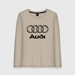 Женский лонгслив хлопок Audi Ауди