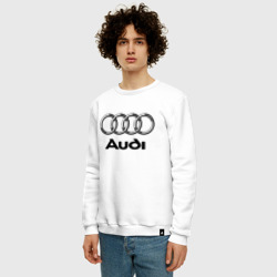 Мужской свитшот хлопок Audi Ауди - фото 2